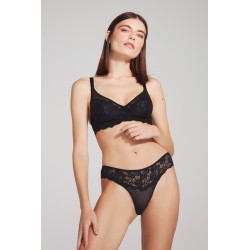 Siyah Dantelli Slip Siyah Dantelli Slip