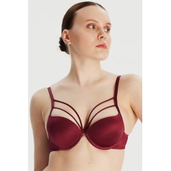 Extra Push Up Bordo Sütyen