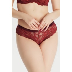 Bordo Dantel Brazilian Külot Bordo Dantel Brazilian Külot
