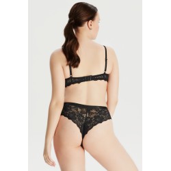 Siyah Dantel Brazilian Külot